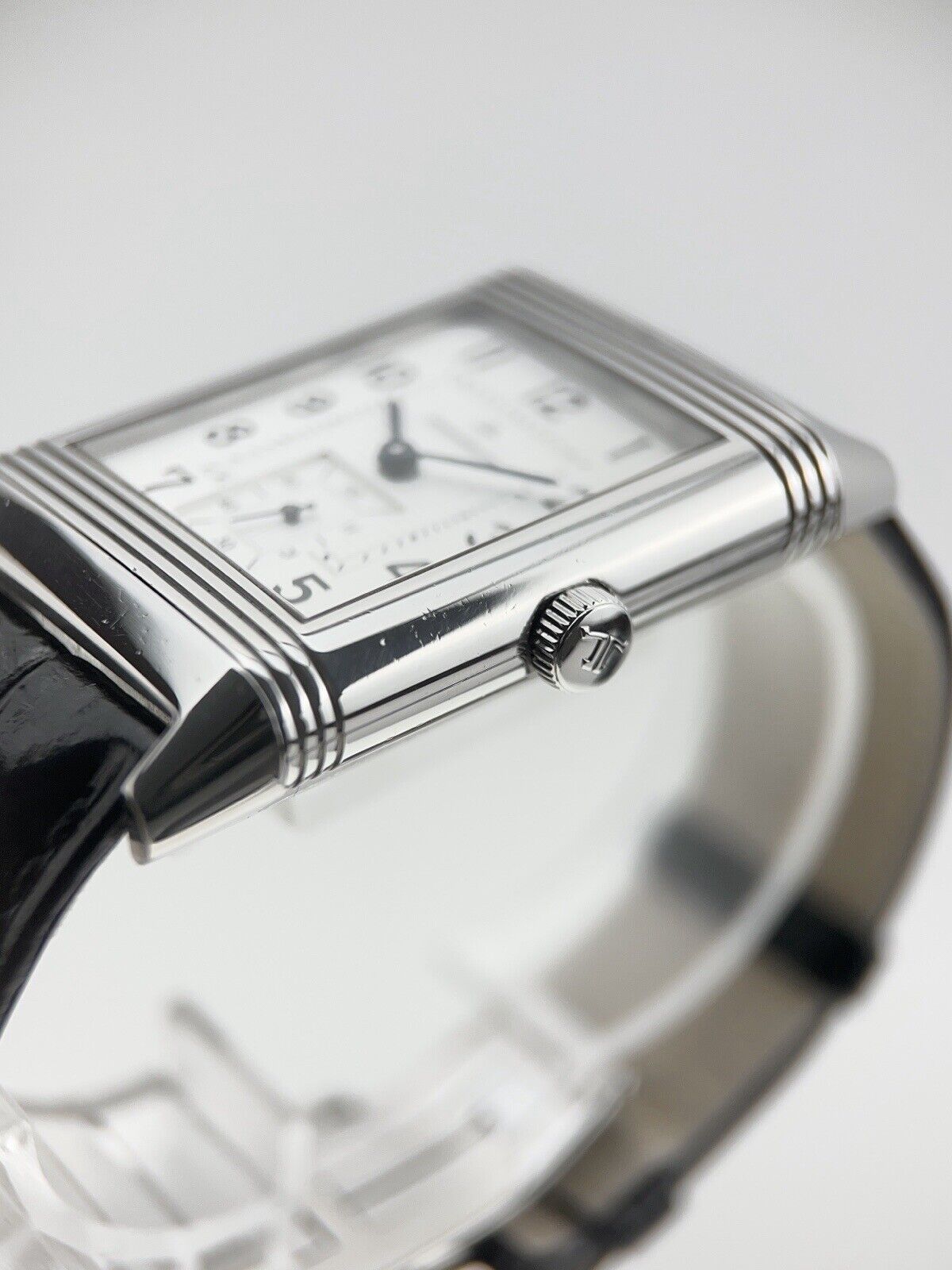 Jaeger LeCoultre Grand Reverso 976 Steel 30x48mm Manual Wind Mens Watch Q3738420
