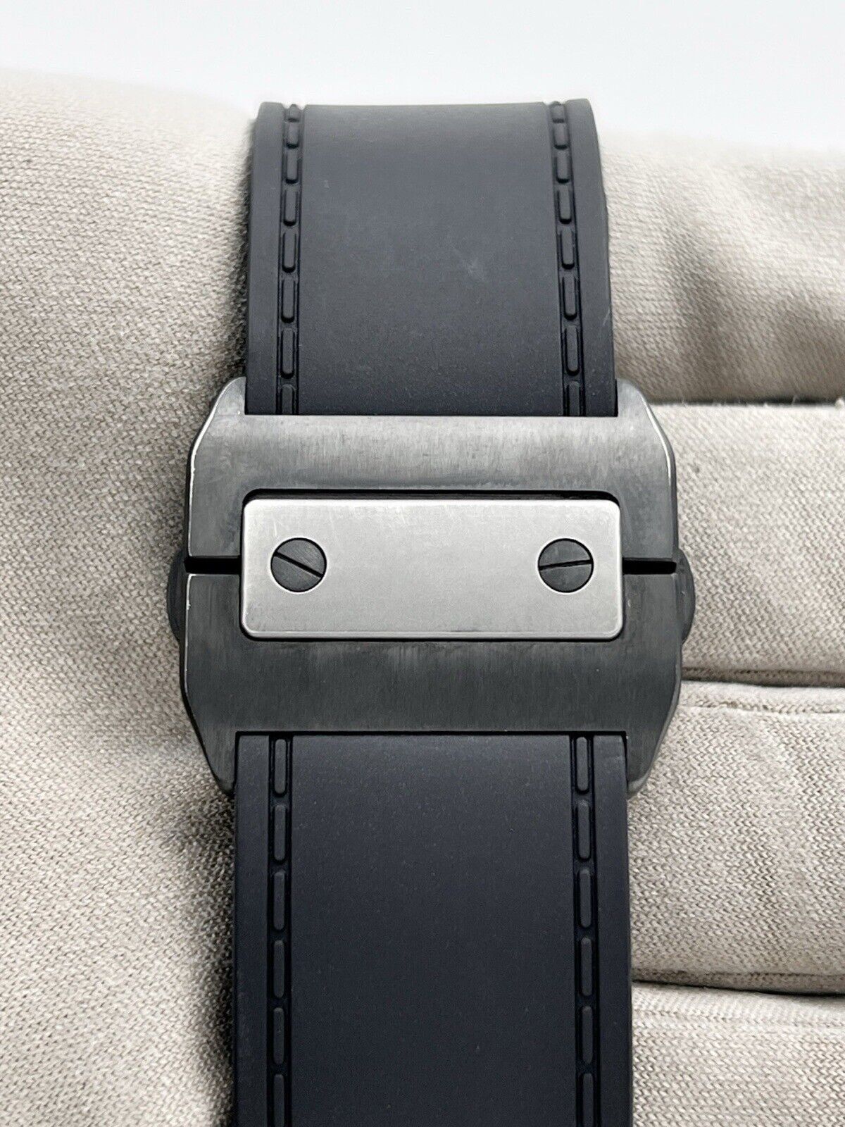 2010 Cartier Santos 100 Automatic Chronograph 47x55mm Titanium -  Box & Papers