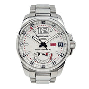 Mens Chopard Mille Miglia Gran Turismo XL Steel White Dial 44MM Watch Ref 8997