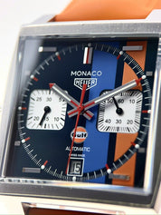 Tag Heuer Monaco Gulf Stainless Steel 38mm Automatic Men’s Watch CAW211R