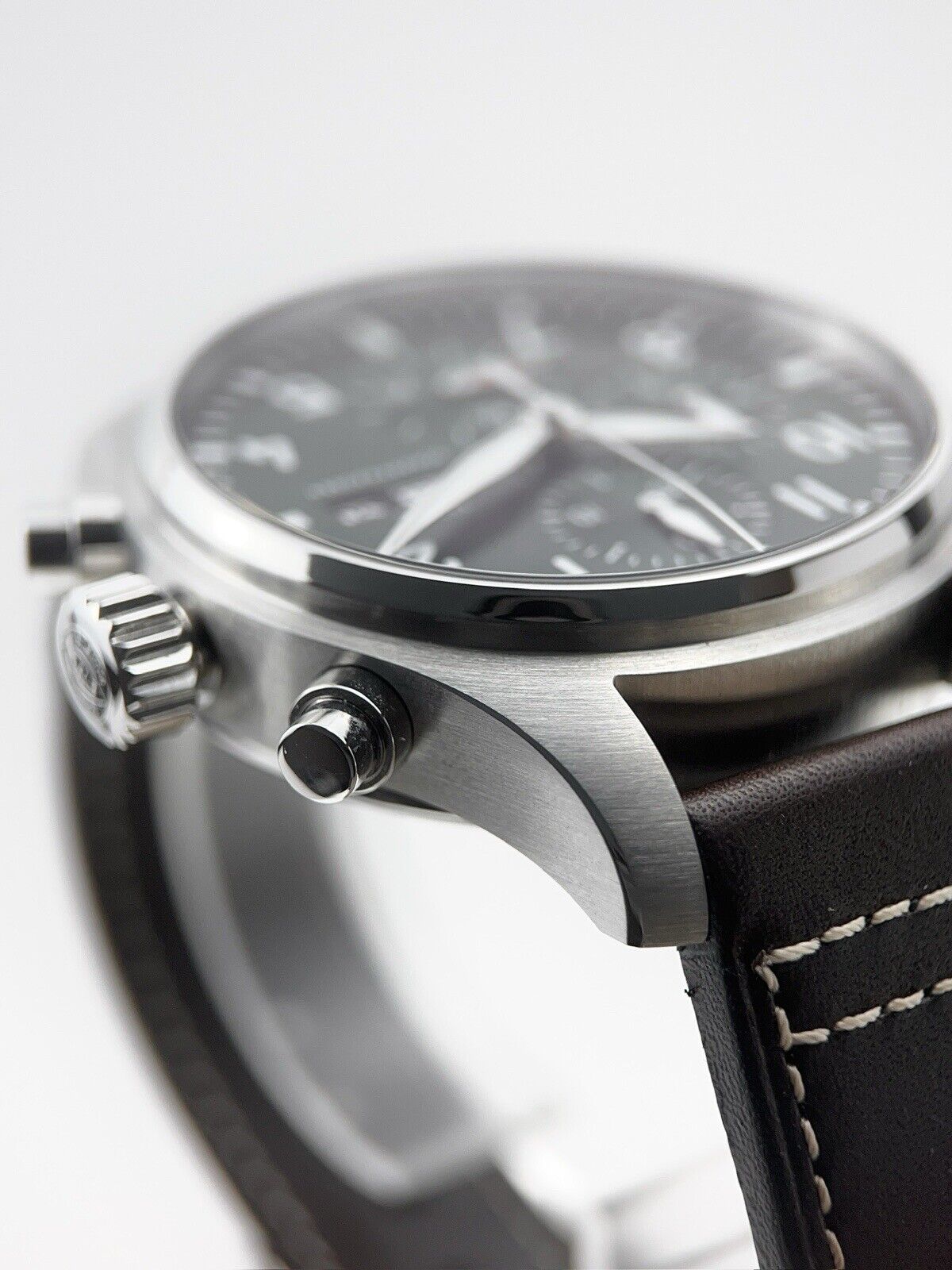 IWC Pilot Chronograph Stainless Steel Green 43mm Automatic Men’s Watch IW378005