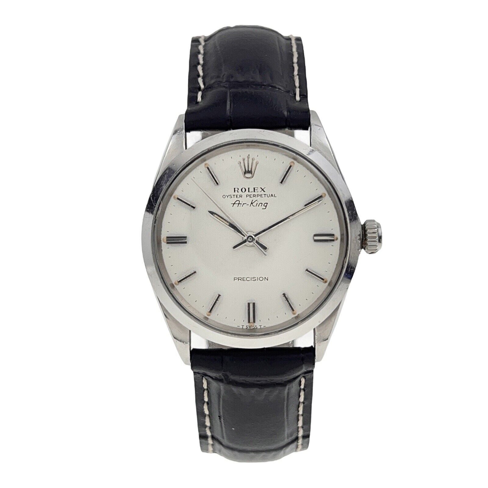 Rolex Air king Stainless Steel White 34mm Automatic Men’s Watch 5500