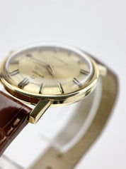 Omega Constellation Pie Pan 18k Solid Gold Watch 168.010/11 Automatic 34mm
