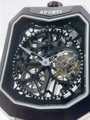 Aventi A10 Tourbillon Titanium Black 48x55mm Manual Wind Men’s Watch A10-04