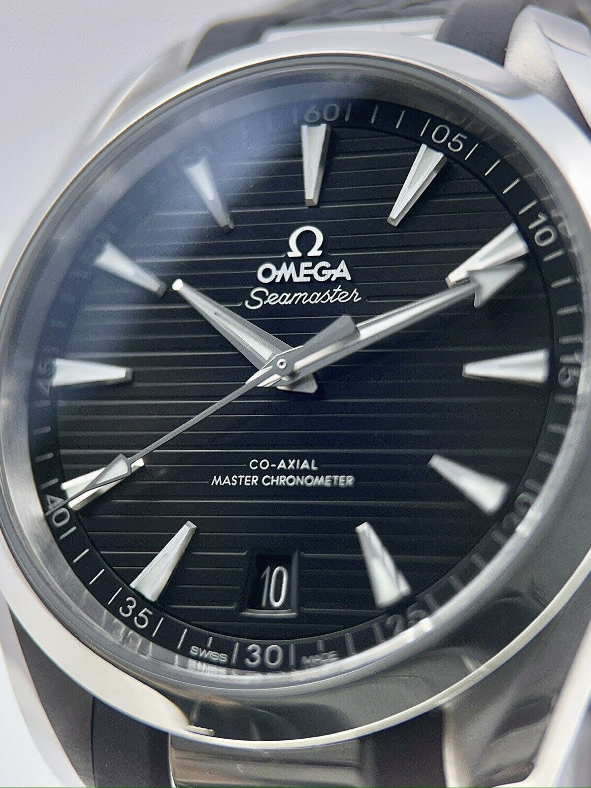 Omega Seamaster Aqua Terra Stainless Steel Black 41mm Automatic Men’s Watch