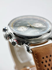 NEW Shinola Canfield Speedway LAP 06 44mm Automatic SS Green Dial Box & Papers