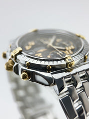 Breitling Chronomat Stainless Steel & Gold Black 39mm Automatic Men’s Watch