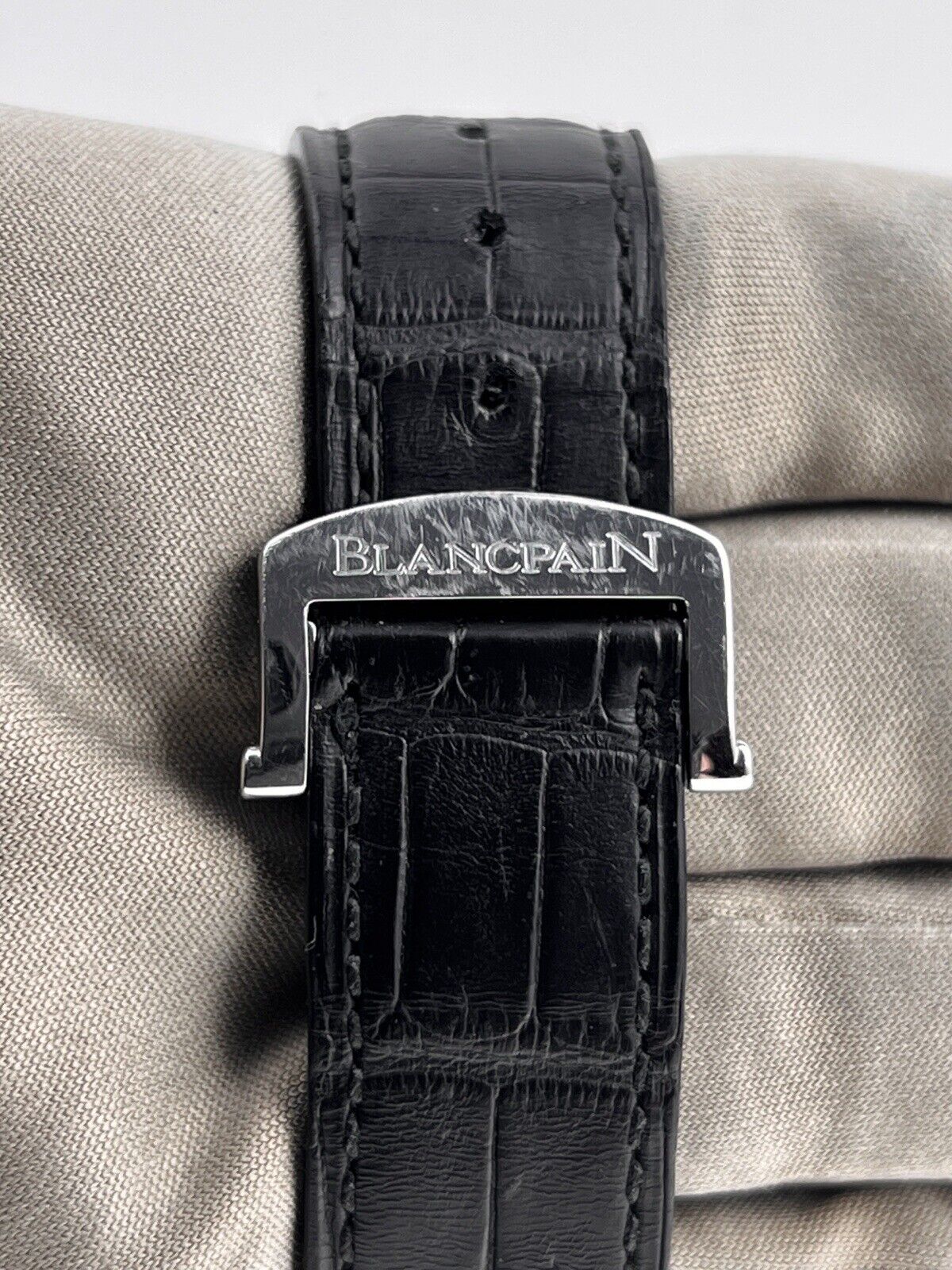 Blancpain Leman Reveil Alarm GMT Automatic Steel Men's Watch 2041-1130M-71A