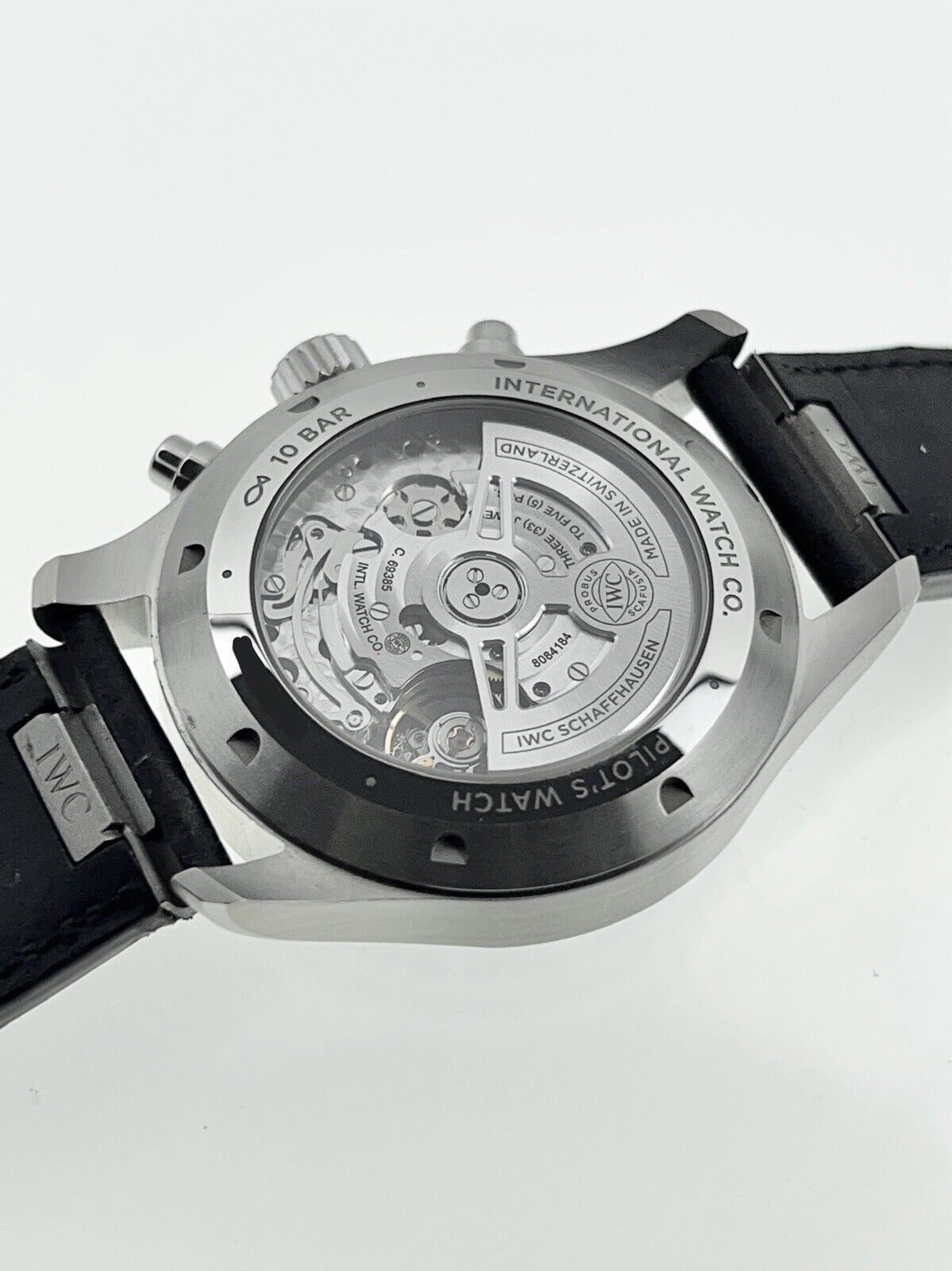 IWC Pilot Chronograph Stainless Steel Black 43mm Automatic Men’s Watch IW378001