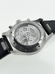 IWC Pilot Chronograph Stainless Steel Black 43mm Automatic Men’s Watch IW378001