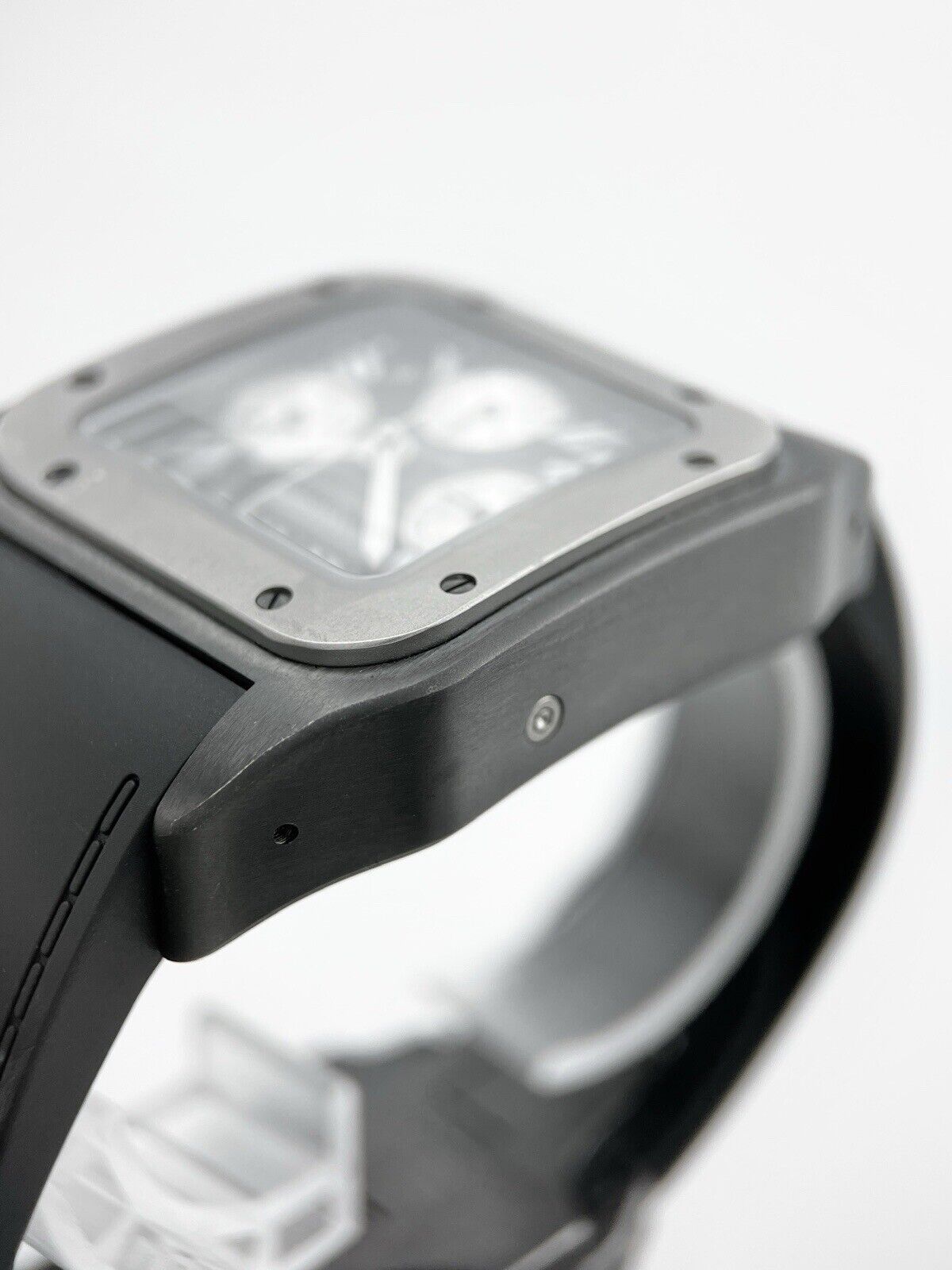 2010 Cartier Santos 100 Automatic Chronograph 47x55mm Titanium -  Box & Papers