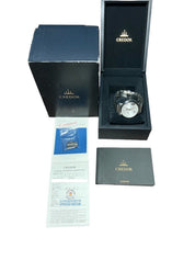 Credor Automatic 36mm Silver Dial Men’s Watch Box & Papers 2012 Ref GCBW989
