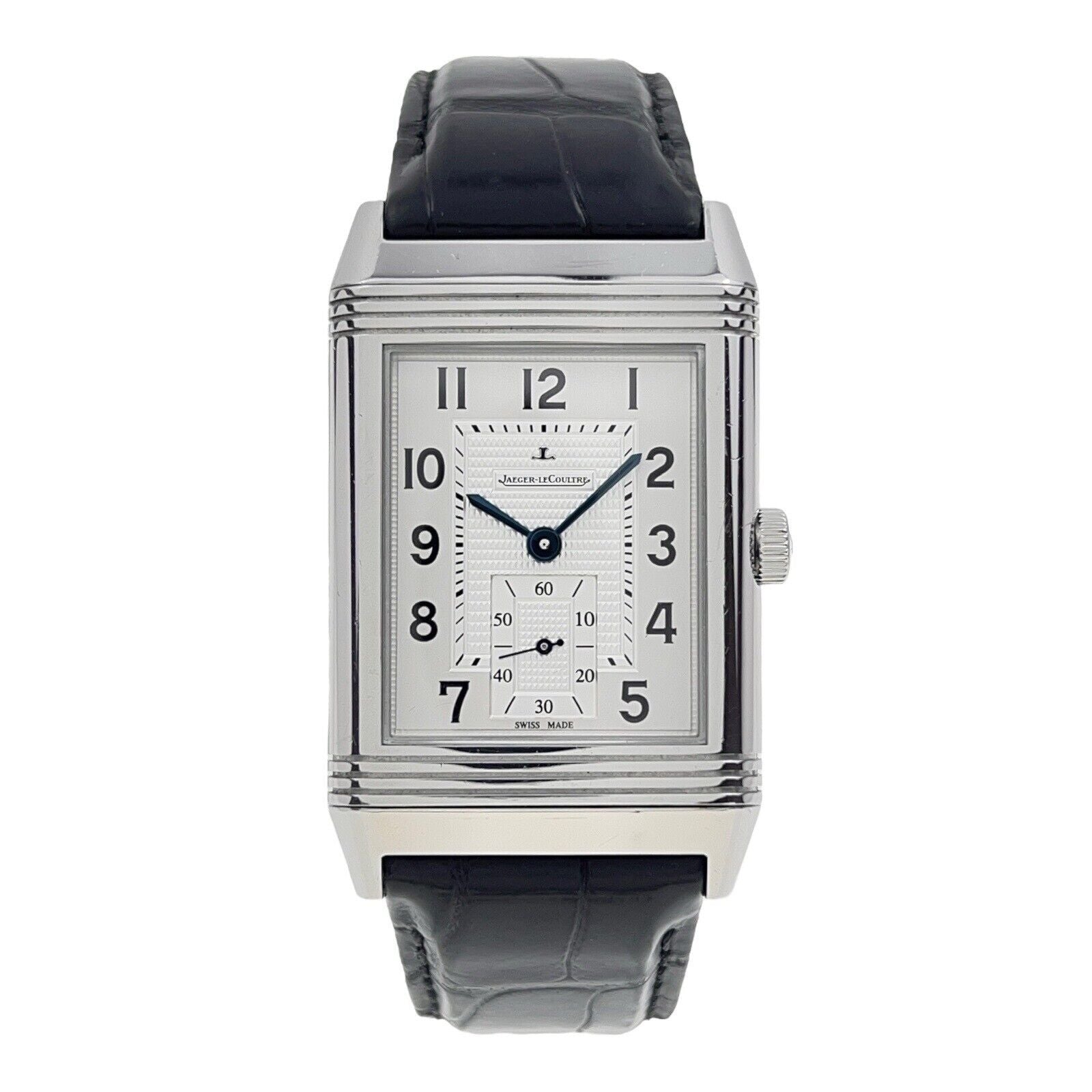 Jaeger LeCoultre Grande Reverso Stainless Steel White 30x48mm Manual Wind Men’s