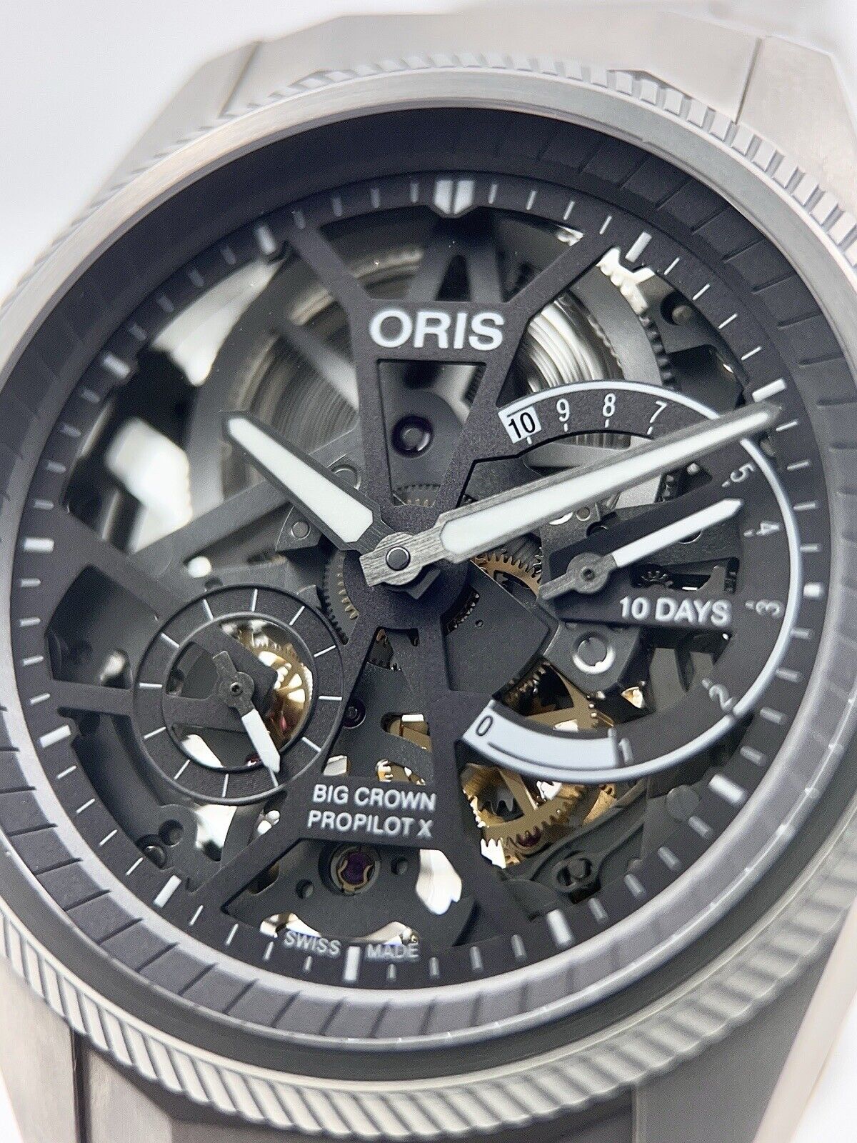 Oris ProPilot X Titanium Gray 44mm Automatic Men’s Watch 7759 - Box/Papers