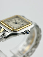 Cartier Panthere Single Row 27mm Quartz Movement Watch 187949 White Dial