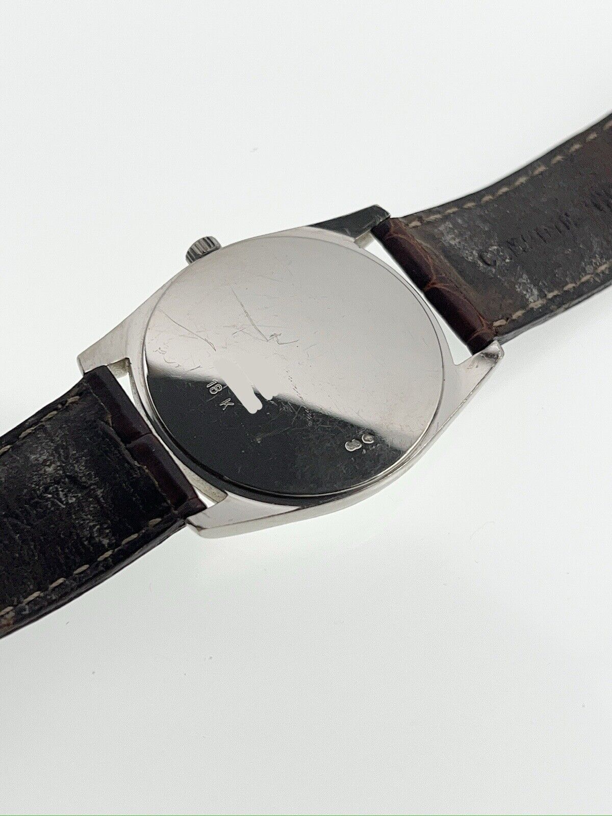 Rolex Cellini Danaos 18k White Gold 33x40mm Manual Wind Men’s Watch 4233