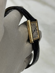 Cartier Tank Solo Rose 18k Gold 3167 27.5mm Quartz Movement Unisex Watch