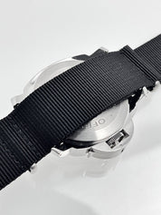 Panerai Luminor Base Logo 44mm Steel Mens Watch PAM01005 Manual Wind