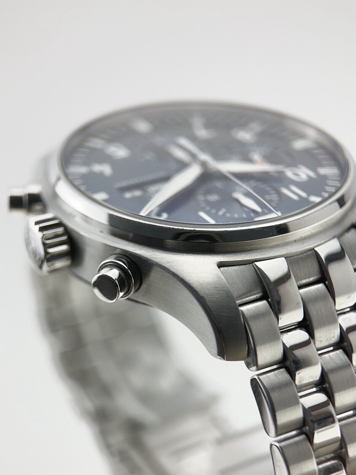 IWC Pilot Chronograph Le Petit Prince Stainless Steel Blue 43mm Automatic IW3777