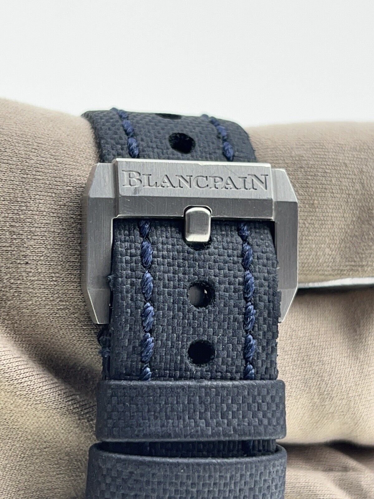Blancpain Fifty Fathoms Barhyscaphe Steel Blue 38mm Automatic Men’s Watch 5100