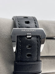 Panerai Luminor Base Logo Manual Wind 44mm Steel Mens Strap Watch PAM00000