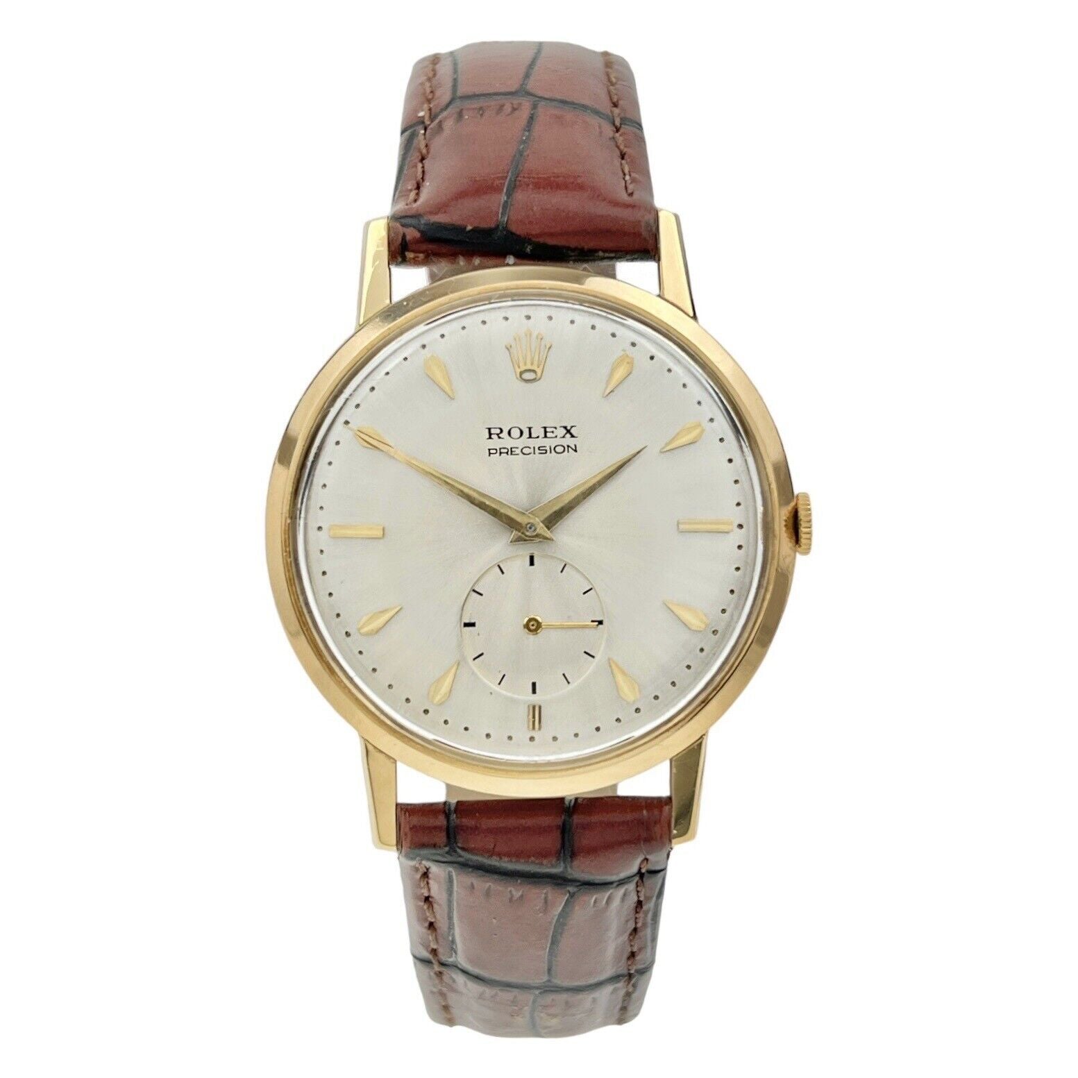 Rolex Precision Manual Wind Movement 33mm 18k Yellow Gold Ref 9340 - Watch Only