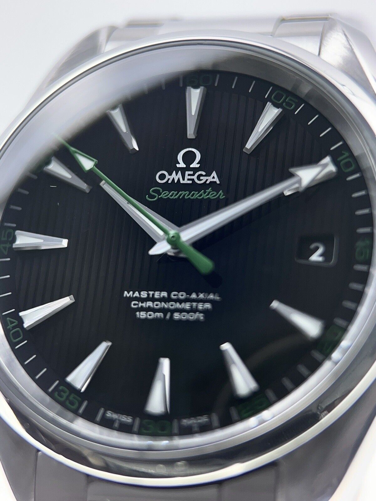 Omega Seamaster Aqua Terra Golf Edition Stainless Steel Black 42mm Automatic