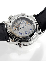 Blancpain Leman Reveil Alarm GMT Automatic Steel Men's Watch 2041-1130M-71A