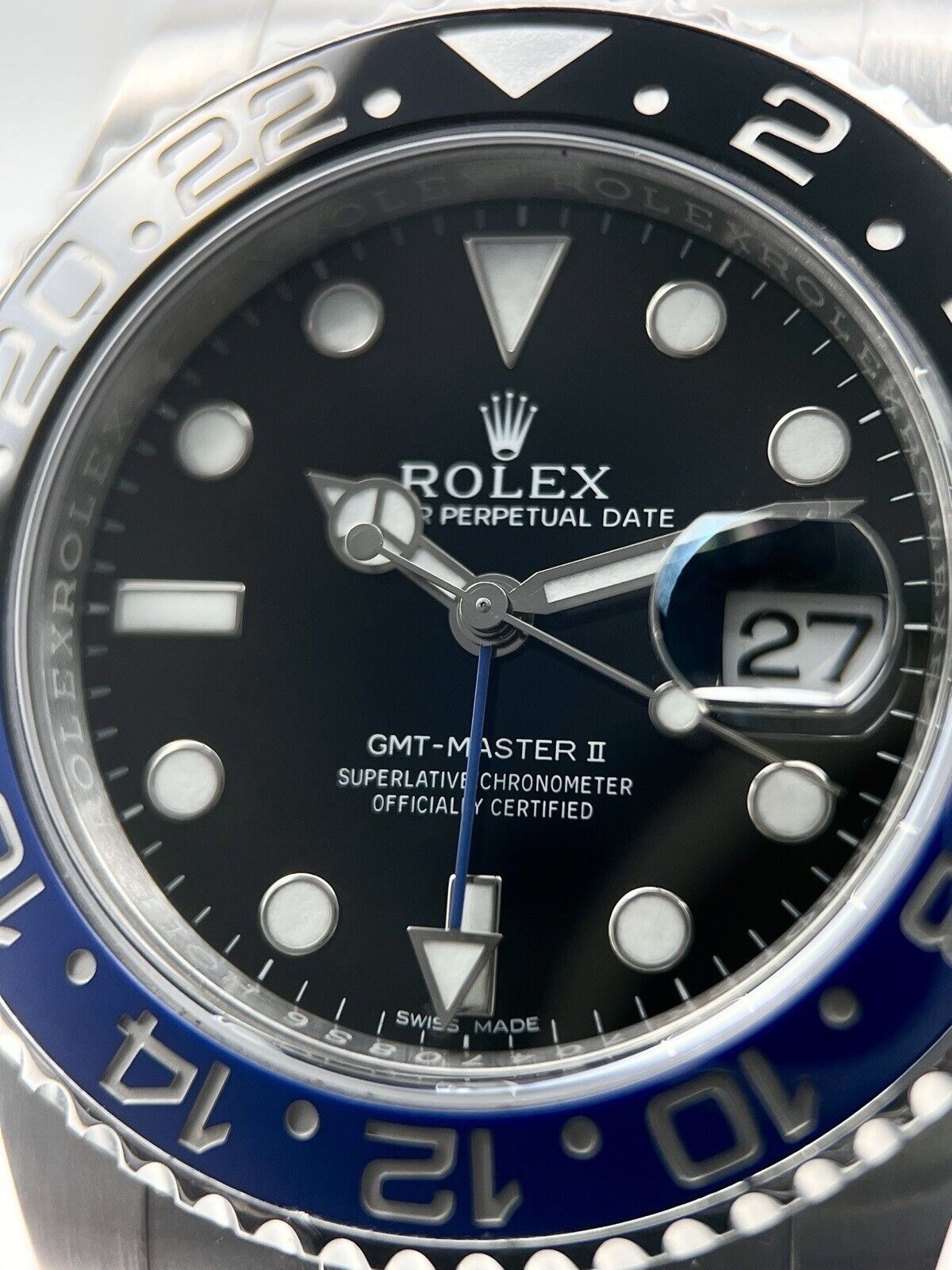 Rolex GMT-Master II Batman Automatic 40mm Watch 116710BLNR - Watch Only