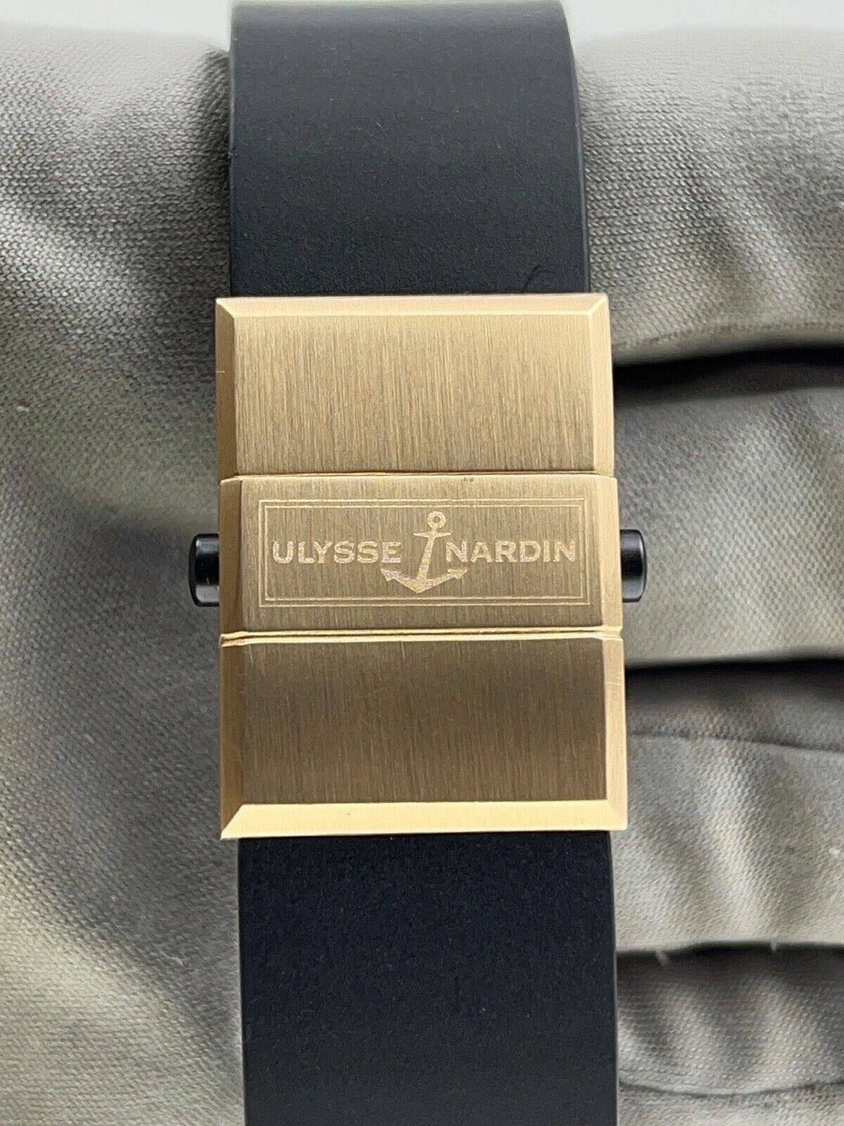Ulysse Nardin Marine Chronometer 18k Rose Gold Black 41mm Automatic Men’s Watch