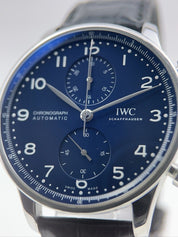 IWC Portuguese Chronograph Automatic 41mm Blue Dial Limited Edition IW371601