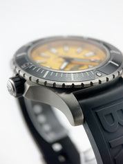 Breitling Superocean Yellow Men's 48mm Automatic Watch Titanium - Box And Papers