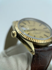 Tudor Prince Oysterdate Automatic Watch Mens Gold Capped Ref. 75205