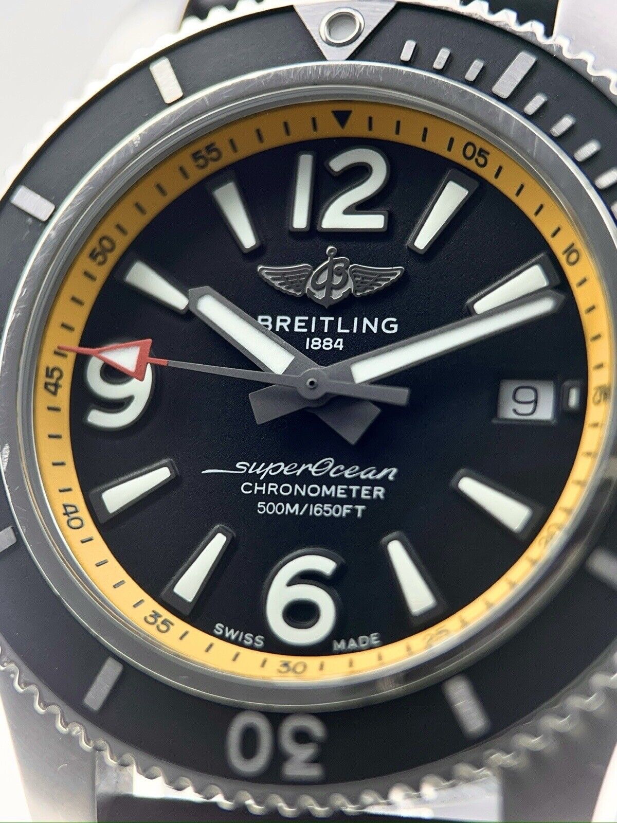 Breitling Superocean 42 Stainless Steel Black 42mm Automatic Men’s Watch A17366