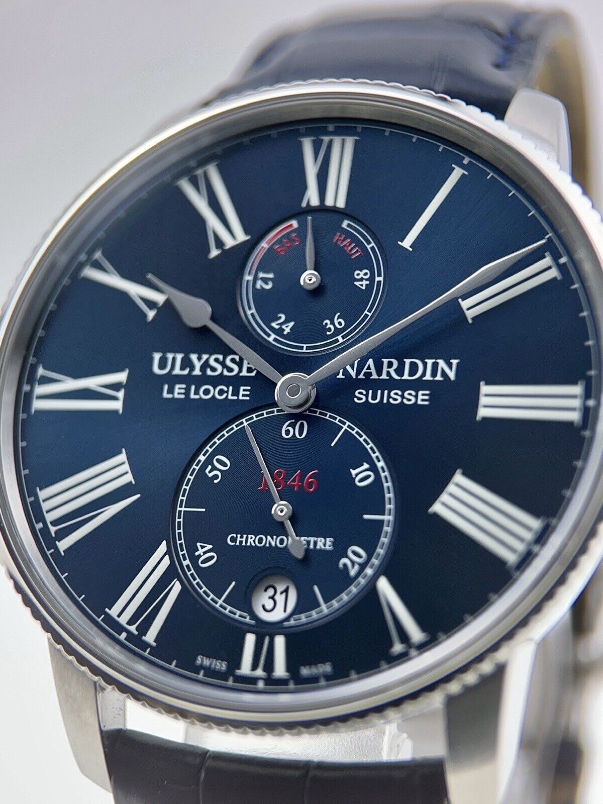 Ulysse Nardin Marine Torpilleur Stainless Steel Blue 42mm Automatic Men’s Watch