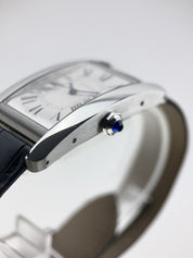 Cartier Tank Americaine Stainless Steel 26x45mm Automatic Men’s Watch WSTA0045