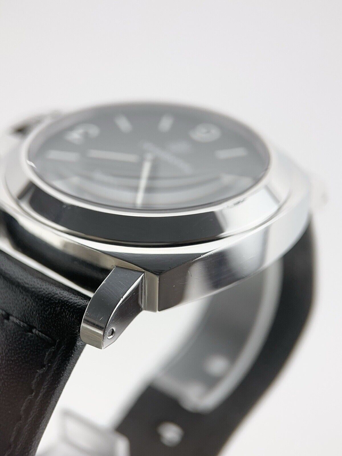 Panerai Base Logo Stainless Steel Black 44mm Automatic Men’s Watch PAM00000
