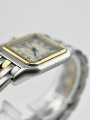 Cartier Panthere Single Row 27mm Quartz Movement Watch 187949 White Dial