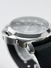 Panerai Luminor Base Logo 44mm Steel Mens Watch PAM01005 Manual Wind