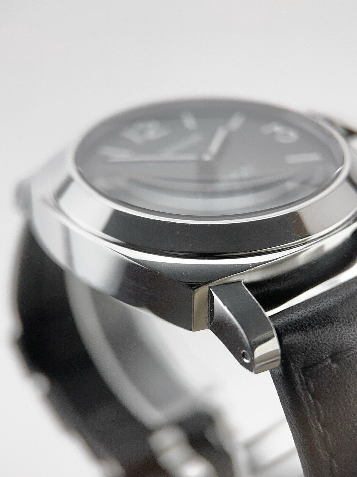 Panerai Base Logo Stainless Steel Black 44mm Automatic Men’s Watch PAM00000
