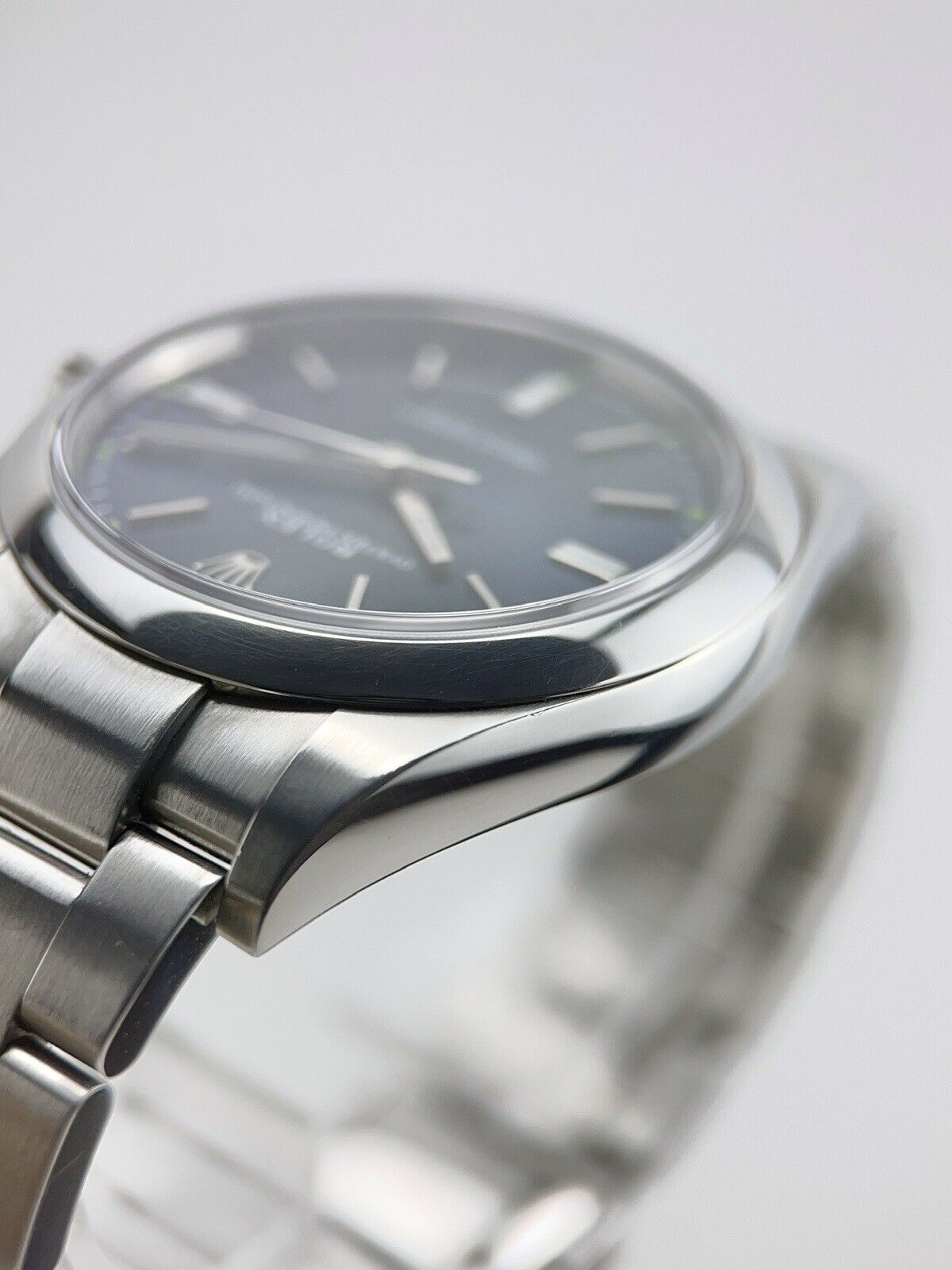 Rolex Oyster Perpetual Stainless Steel Blue 39mm Automatic Men’s Watch 114300