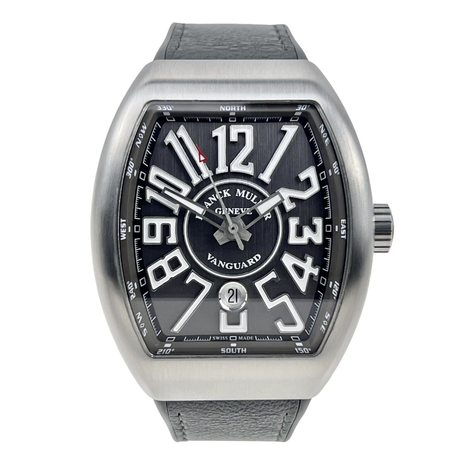 Franck Muller Vanguard Automatic Watches V 45 SC DT Stainless Steel W/ B&P