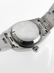 Rolex Oyster Perpetual 76080 Stainless Steel 24mm Watch Black Dial Automatic