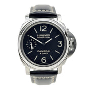 Panerai Luminor Marina 8 Days PAM00510 Manual Wind 44mm Black Dial Watch