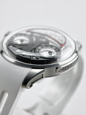 Behrens Chaykin Joker Automatic 42mm Watch BHR028T White Dial - Box And Papers