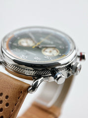 NEW Shinola Canfield Speedway LAP 06 44mm Automatic SS Green Dial Box & Papers