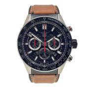 TAG Heuer Carrera Skeleton Automatic 45mm Watch CBG2A10 - Box And Papers