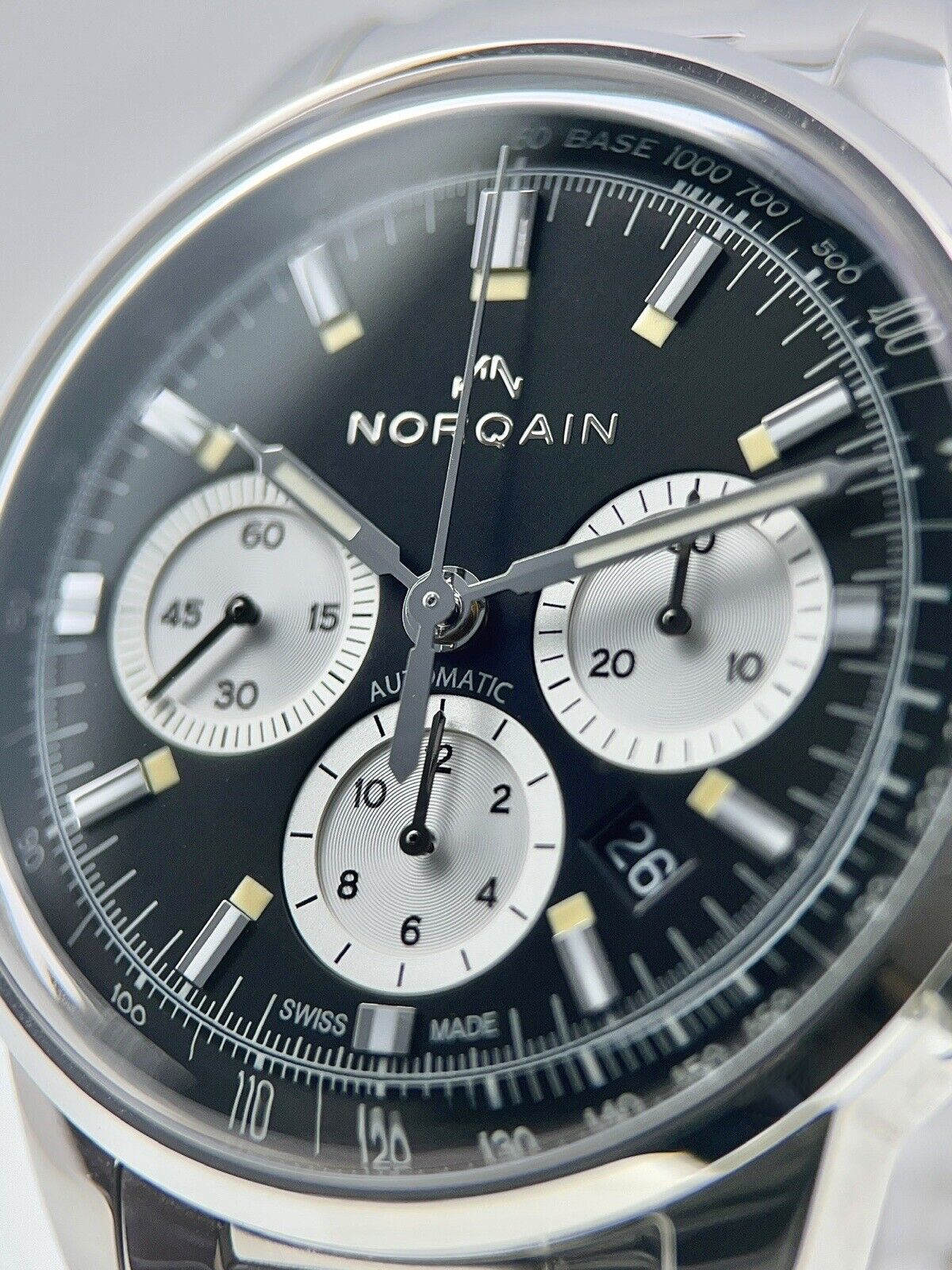 Morgan Freedom 60 Stainless Steel Black 43mm Automatic Men’s Watch - Box/Papers