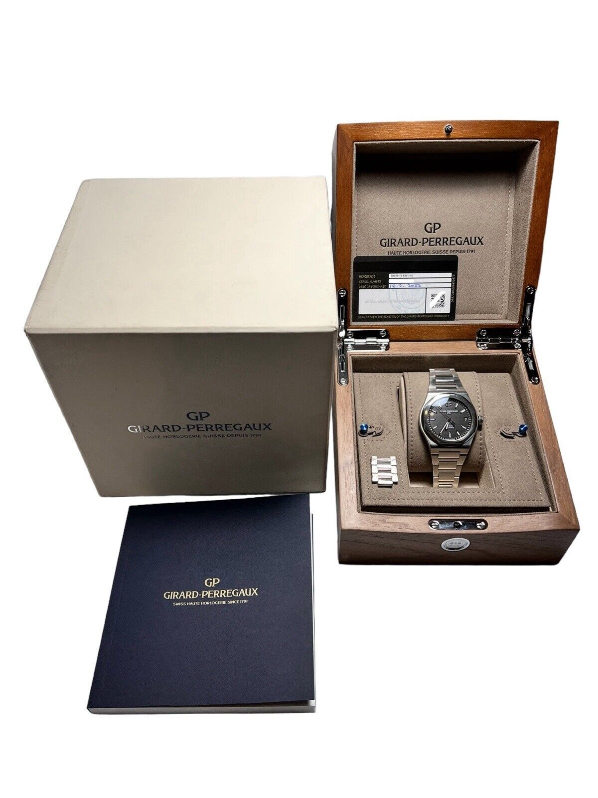 Girard Perregaux Laureato Steel Black 42mm Automatic Men’s Watch 81010