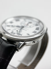 Ulysse Nardin Marine Chronomaster Ref-263-22 Automatic 38mm White Dial B&P